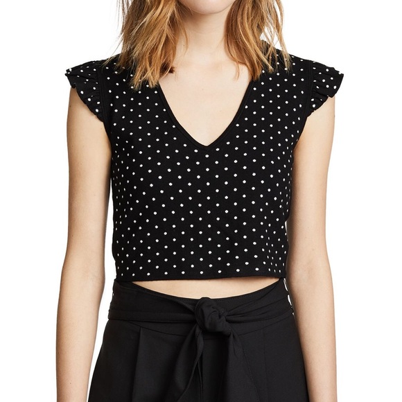 Club Monaco Scoobalyn Reversible Polka-Dot - Picture 2 of 7